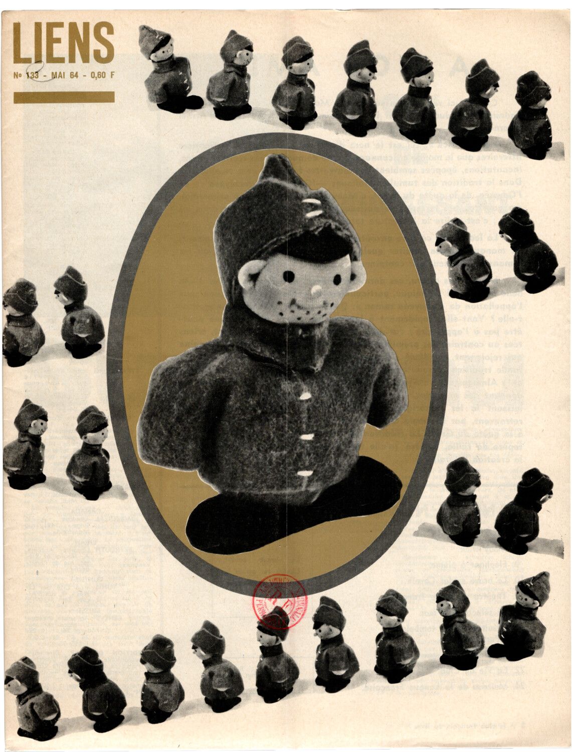 Couverture de L'Ymagier : composition typographique au titre en grandes capitales sur fond blanc