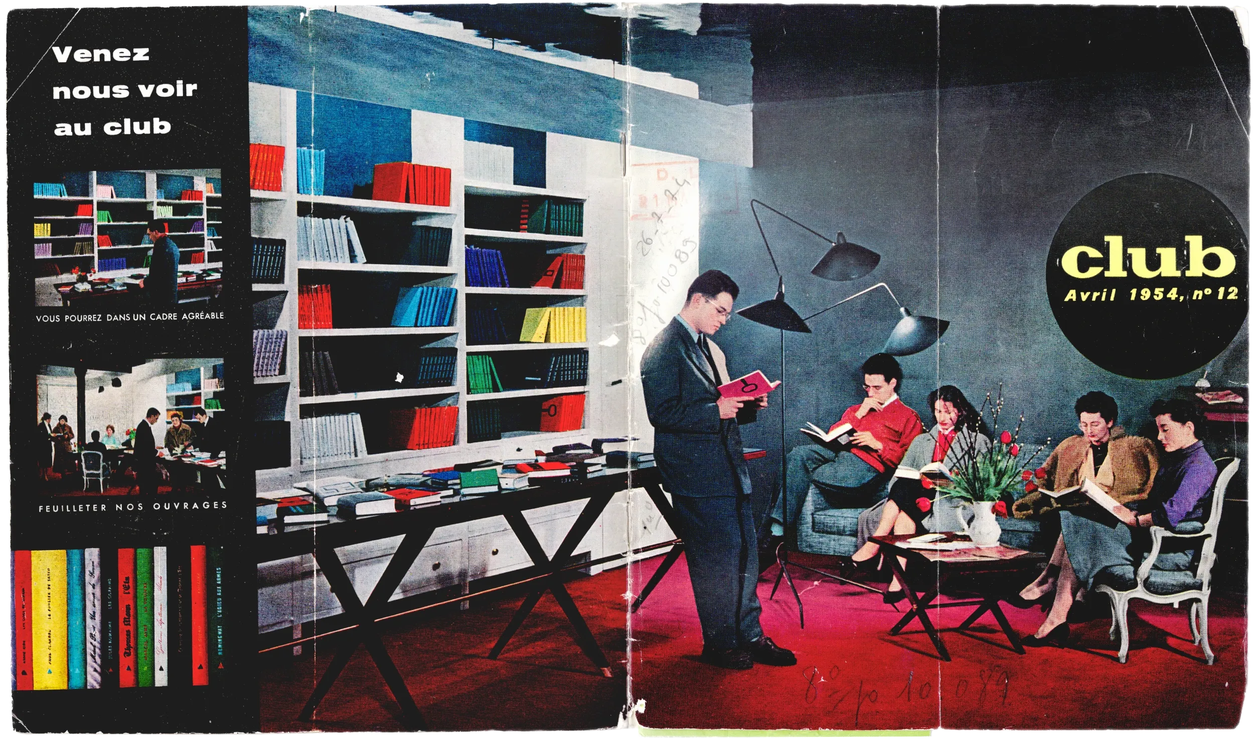 Couverture de L'Ymagier : composition typographique au titre en grandes capitales sur fond blanc